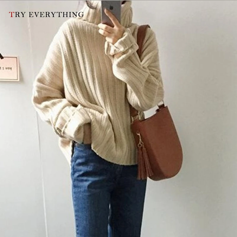

Cashmere Sweater Women White Kintted Sweaters Women Winter 2019 Autumn Korean Style Turtleneck Sweaters Ladies Jumpers Woman