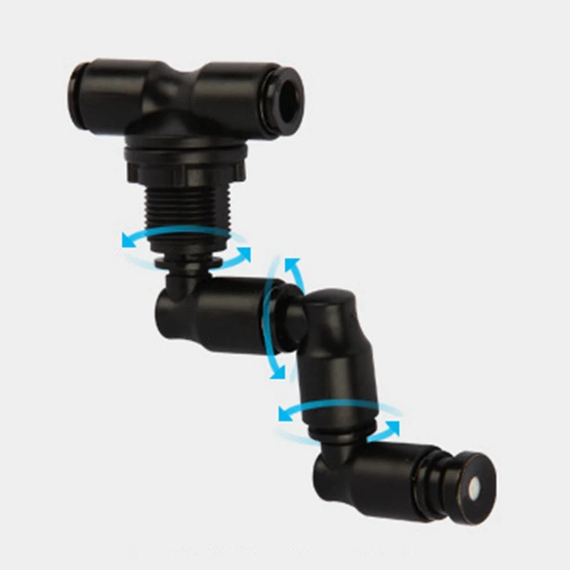 

Reptiles Pets Feeding Sprayers Ecological Landscaping Black Misting Assembly Nozzle (360 Rotating) for Cooling Garden Supplies