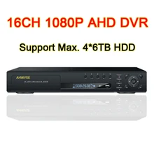 16CH 5in1 AHD XVR 1080 P AHD DVR цифровой видео Регистраторы 16-канальный видеорегистратор AHD+ TVI+ CVI+ IP+ аналоговый Поддержка Макс. 4 шт 6 ТБ HDD