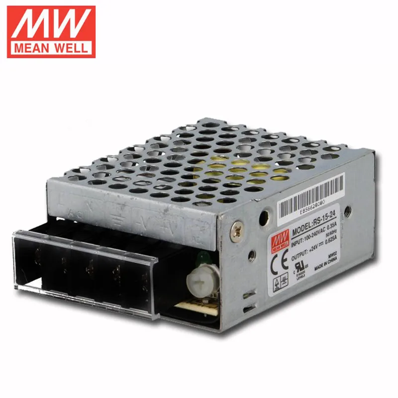

15W 24v smps power supply circuit Meanwell RS-15-24 110VAC to 24VDC