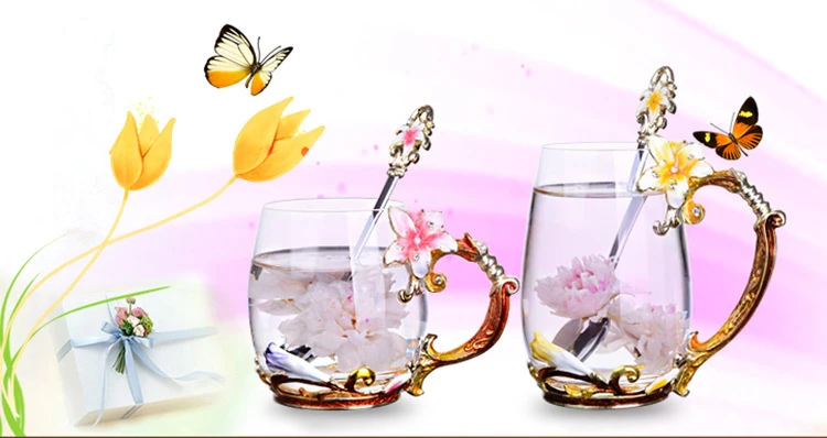 Дворцовая резьба Алмазная Классическая эмалированная цветная чайная чашка Цветочная чайная чашка круглые Экологичные кружки бокал es Vaso бокал для вина Copo подарок