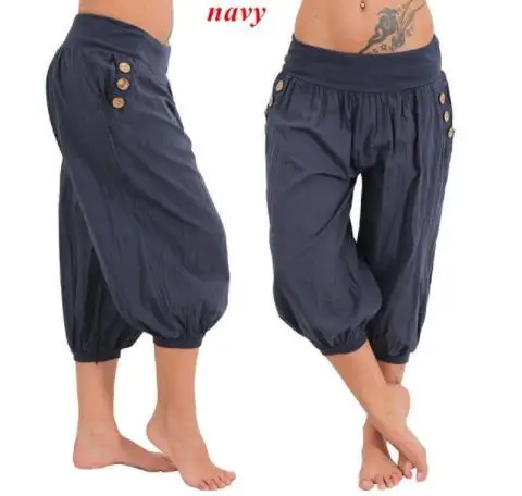 Womens Palazzo Harem 3/4 Pants leggings Baggy Aladdin Boho Hippy Trousers 8 - 22 Womens Palazzo Harem 3/4 Pants leggings Baggy Aladdin Boho Hippy Trousers 8 - 22