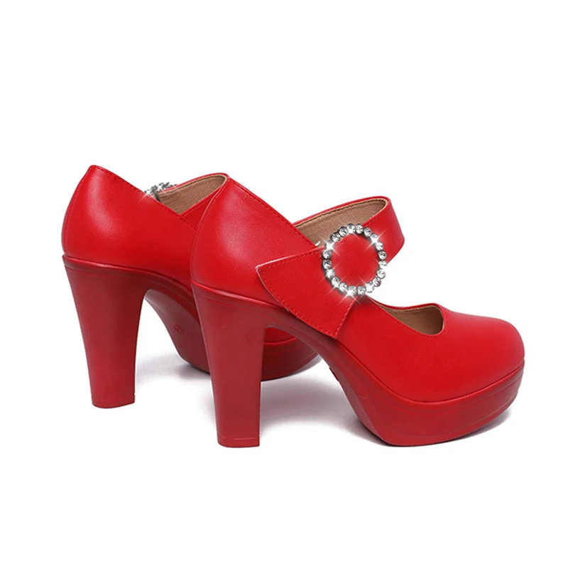 SONDR zapatos de mujer verano/обувь на квадратном каблуке Туфли лодочки платформе со стразами