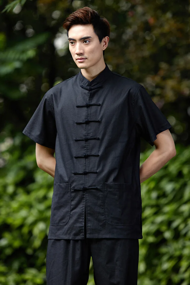 Рубашка для мужчин китайская традиционная 4 цвета|chinese shirt|kungfu shirtmen shirt |