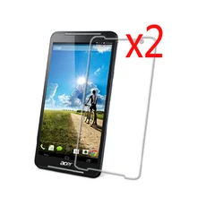 2x Прозрачный Плёнки+ 2x ткань, в розницу посылка ЖК-дисплей Экран защитная плёнка для НУА Вэй щитки для acer Iconia Talk S A1-724 A1 724 7"