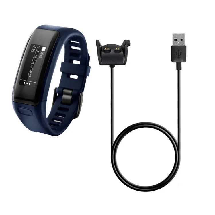 USB Кабель зарядного устройства для Garmin vivosmart HR быстрая зарядная док-станция 1 м Шнур данных для Garmin VIVOSMART HR+ Approach X40 часы