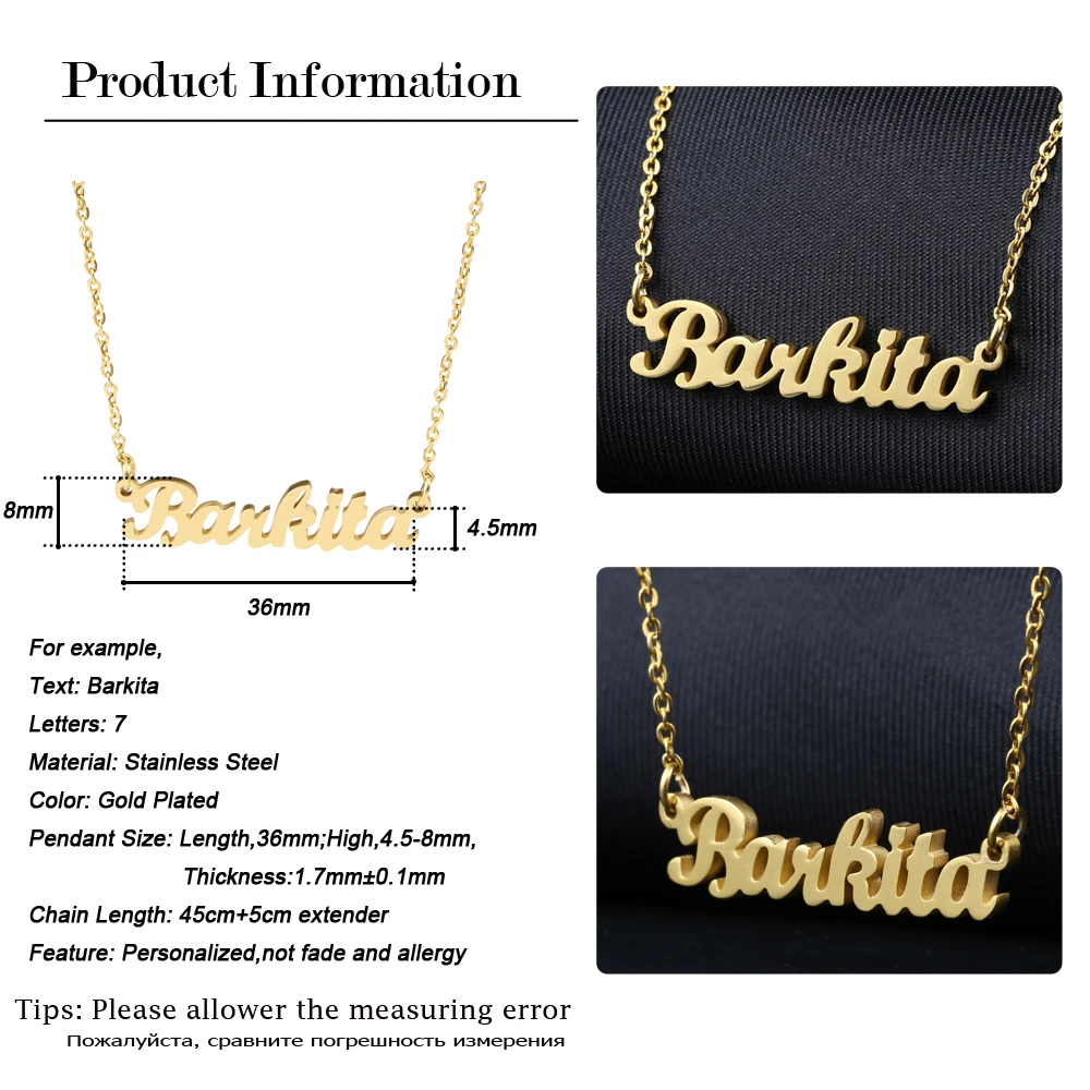 Jewelry Gift - Customized Necklaces 