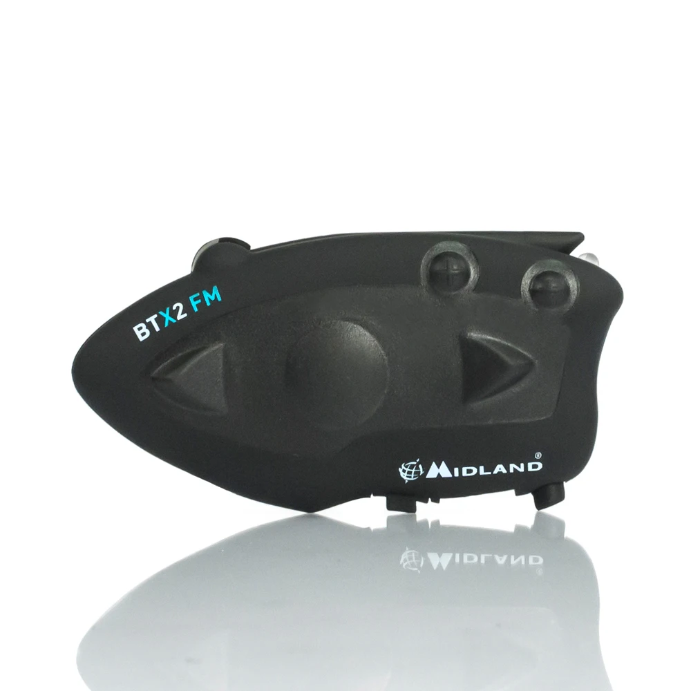 2 шт MIDLAND мотоциклетный шлем домофон BTX2 FM мотоциклетный беспроводной Bluetooth гарнитура для велосипеда