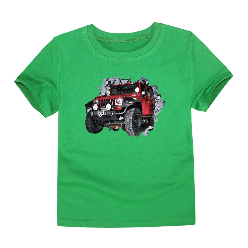 TINOLULING/Детские летние хлопковые футболки с короткими рукавами и рисунками для мальчиков летние топы для детей, футболки для малышей, одежда для лета - Цвет: TTZ7