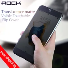 Rock Store case for iPhone 7 Dr.V Smart Flip Transparent View Window Case for Apple iphone 7 back uniquely design