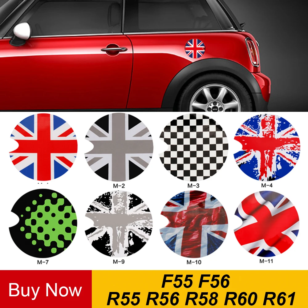 Крышка для газового топливного бака виниловая крышка наклейки украшение Mini Cooper S