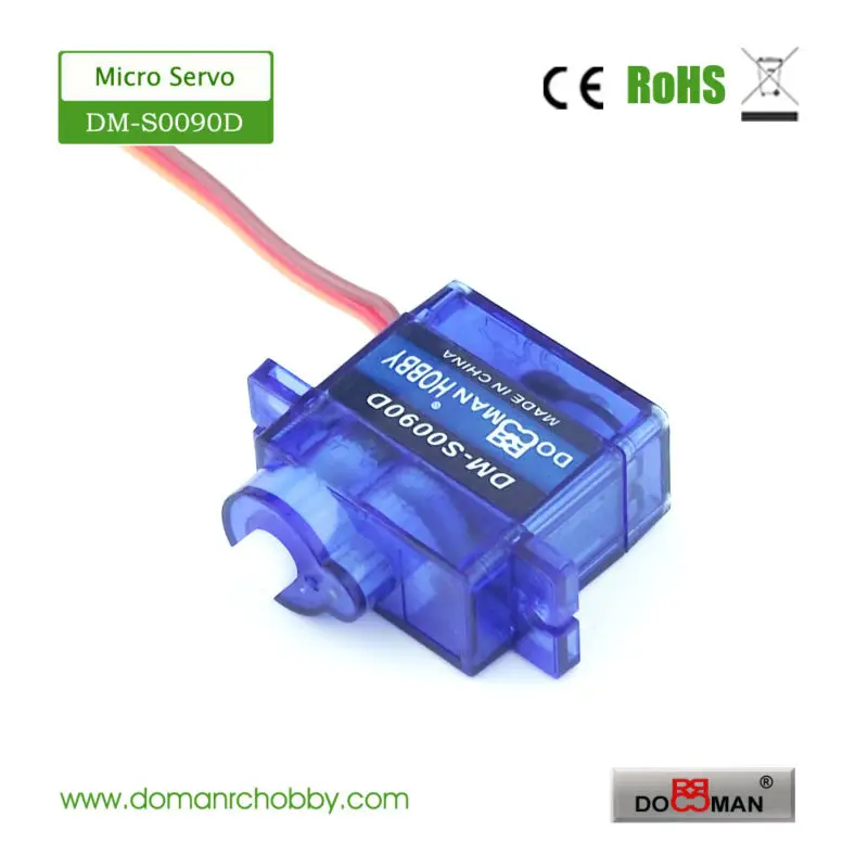 

DOMAN RC 10pcs/lot DM-S0090D 9g 0.08s/1.6kg.cm digital rc micro servo
