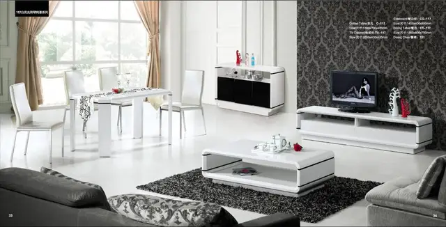 House Furniture Set 4 Piece Coffee Table Tv Cabinet Sideboard And House Furniture Set 4 Piece Coffee Table Tv Cabinet Sideboard And Dinning