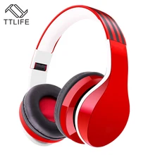2017 TTLIFE Wireless Headphone Bluetooth font b Earphone b font Handsfree Earpiece Studio Music DJ Headset