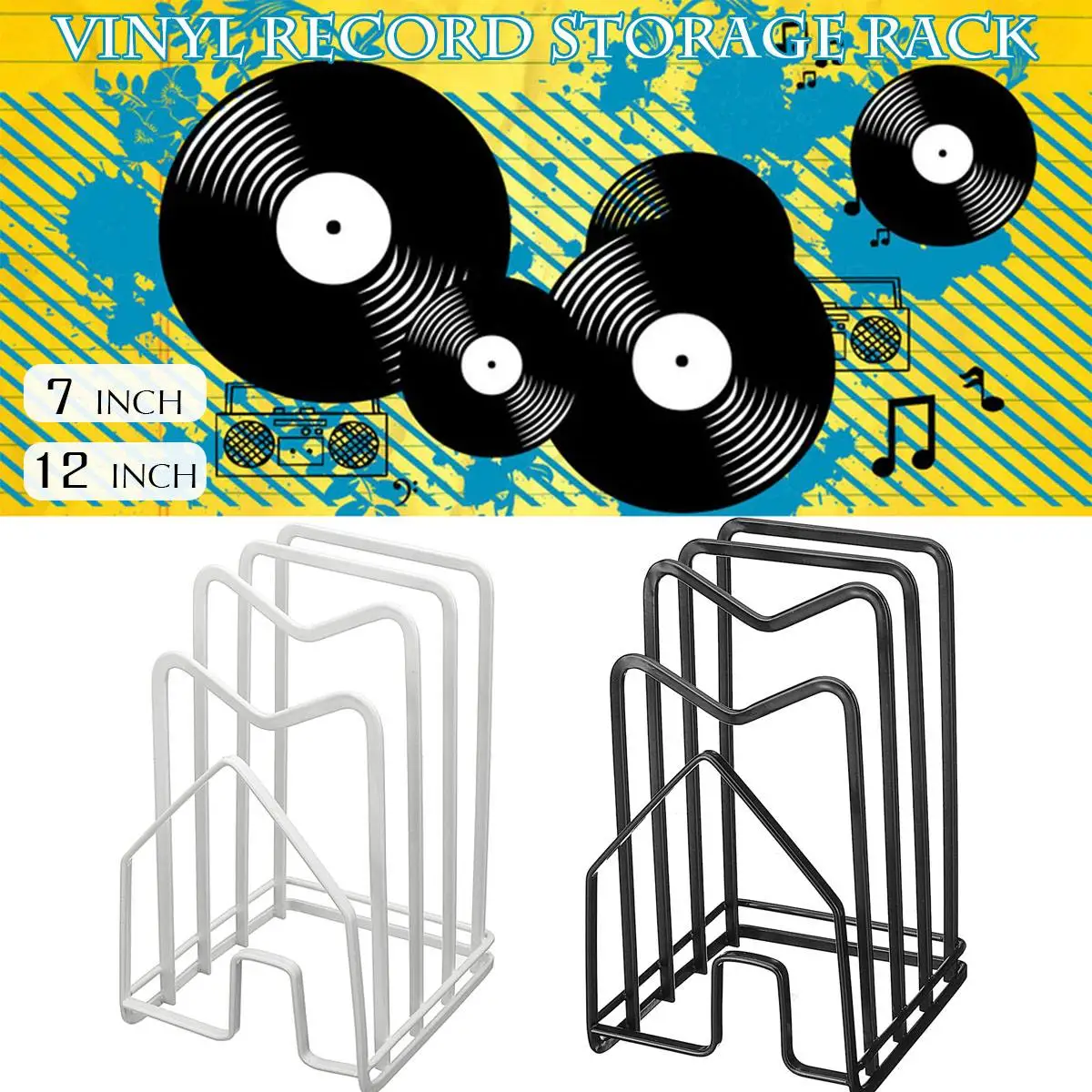 

12.5X14.5X21.5cm Vinyl Record Display Shelf Turntable Record Collection Shelf Exhibit Professional