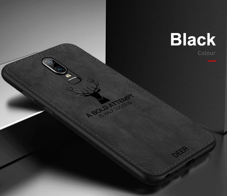 Для OnePlus 7T 7 Pro Чехол для телефона для OnePlus 6 6T Coque бизнес силиконовый кожаный чехол для задней крышки для OnePlus 5 5T 1+ 7Pro - Цвет: Black