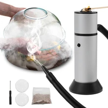 BORUiT – générateur de fumée pour aliments chauds, pistolet de Cuisine moléculaire Portable, brûleur de viande pour barbecue, Grill, Chips de bois, pique-nique