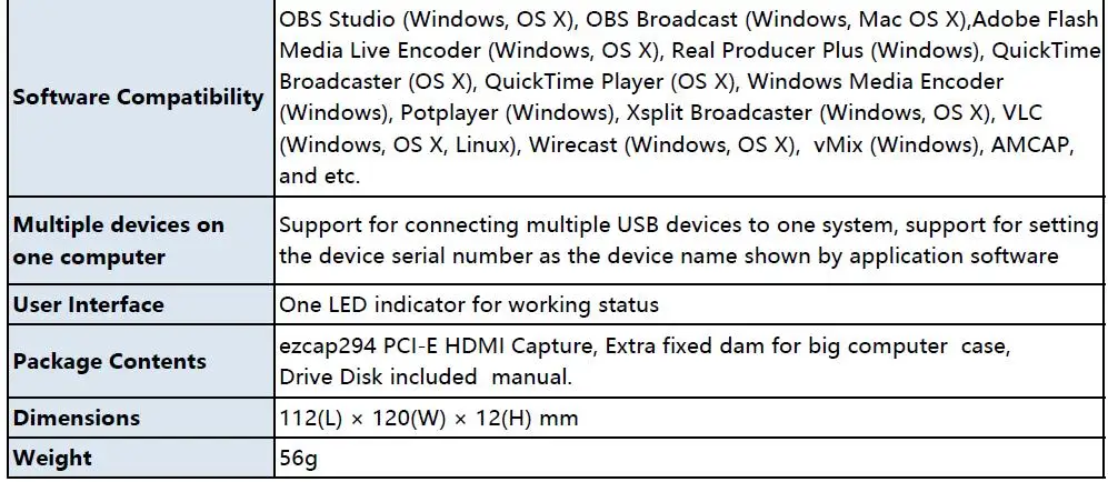 PCIE PCI Express HDMI Карта видеозахвата запись игры 1080p 60pfs для PS3 PS4 OBS Беспроводная vMix потоковая трансляция в прямом эфире