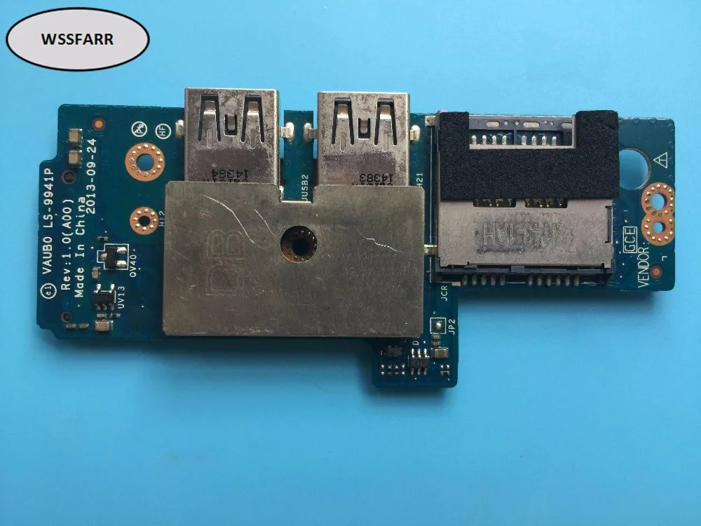 Original VAUB0 LS-9941P for Dell Precision M3800 XPS 15 Laptop USB Board SD Card Reader board | Компьютеры и офис