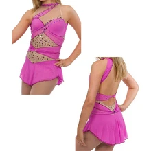 Горячая Распродажа платье для фигурного катания Горячая новинка Брендовое платье для катания на коньках для соревнований по индивидуальному заказу DR3150