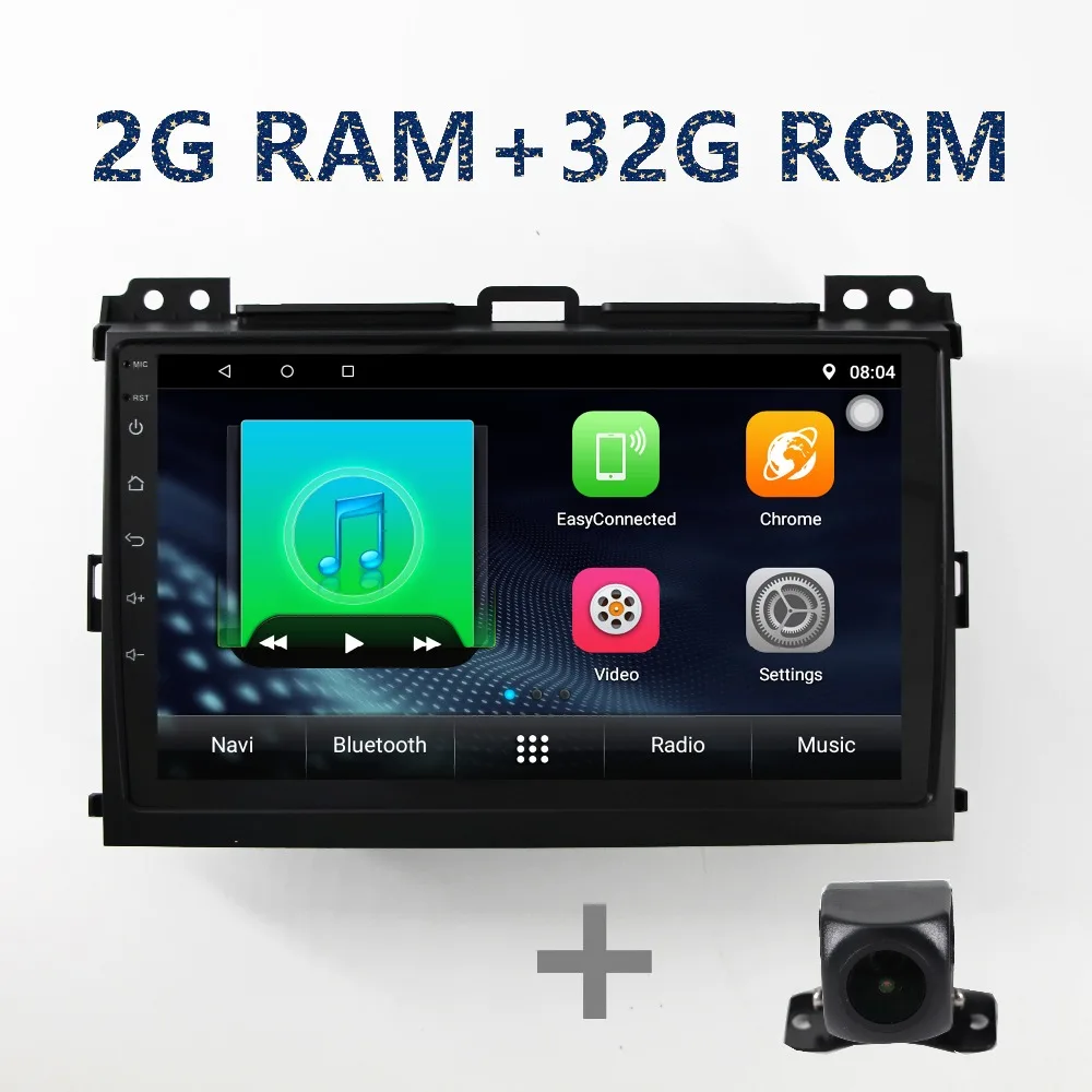 

9 inch HD Android GPS navigation Multimedia Player for toyota Prodo 2004/2005/2006/2007/2008/2009 with radio bluetooth WIFI