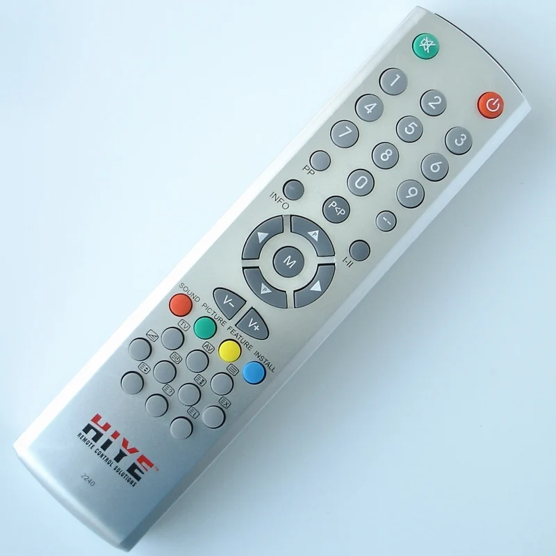 RC 2240 TV Remote control Replacement for ALBA, BASIC, BLUE SKY, CROWN