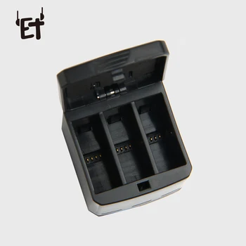 

3-in-1 Charging Storage Box for GoPro Hero 5 with USB Type C Port 3-Way Hero 5 Battery Charger LED Charging Box Carry Case