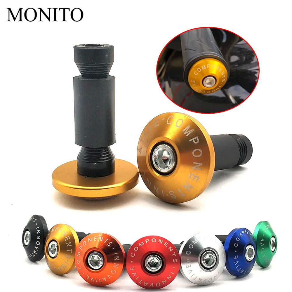 

Motorcycle Handle Ends Bar Balanced Plug Slider Handlebars Cap Grips For DUCATI Monster S2R 800 821 797 695 696 796 400 M400