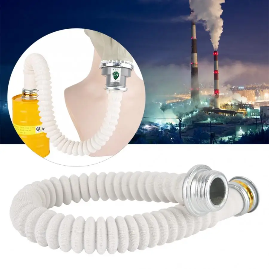 

0.5M Rubber Gas Mask Respirator Hose Pipe Tube Connection Between Gas Mask and Filter Canister