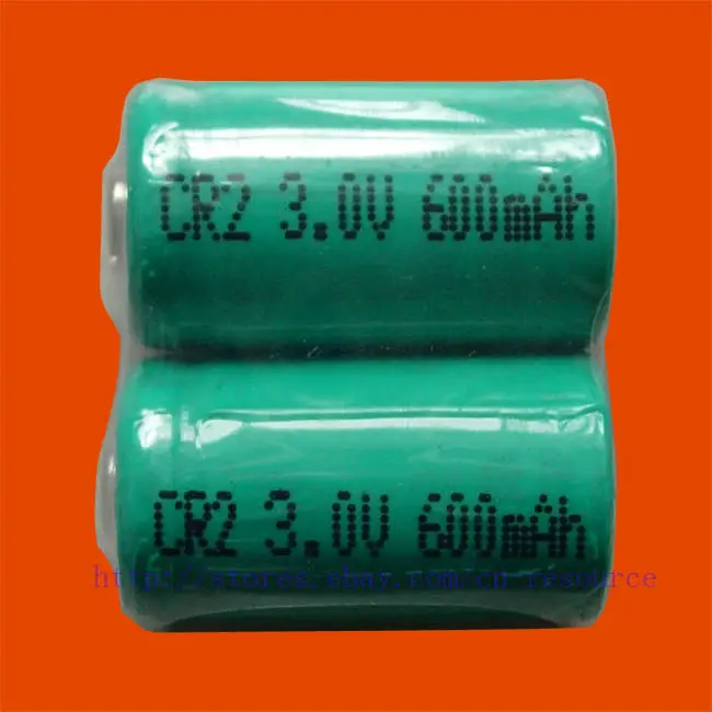 

2 x Rechargeable CR2 CR-2 15270 3.0v Li-ion Battery