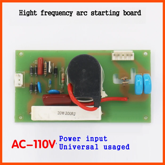 AC110V AC input frequency arc ignition boardfireboardhigh voltage board for WS/TIG/LGK welding machine