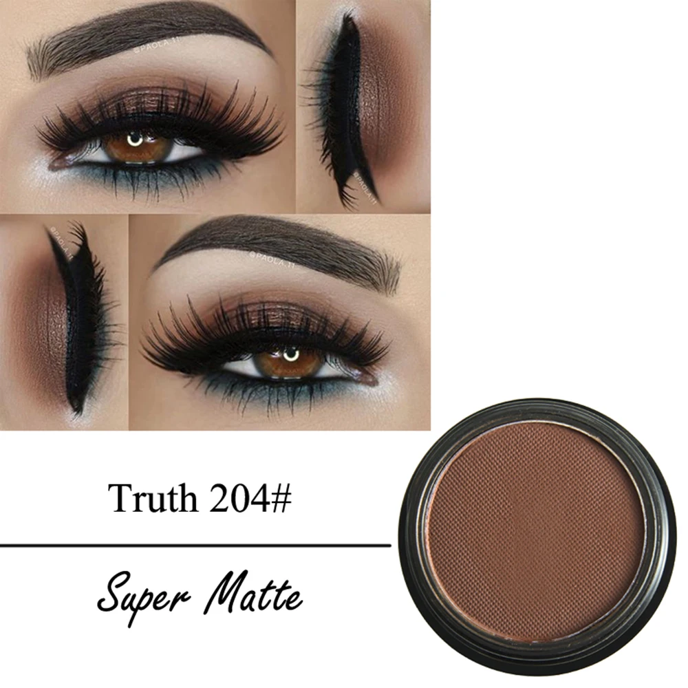 PHOERA матовые Smoky Eyes тени для век Палитра теней для макияжа Водонепроницаемый Блестящий мерцающий тени для век sombra 12 видов цветов косметический подарок для девочки TSLM2