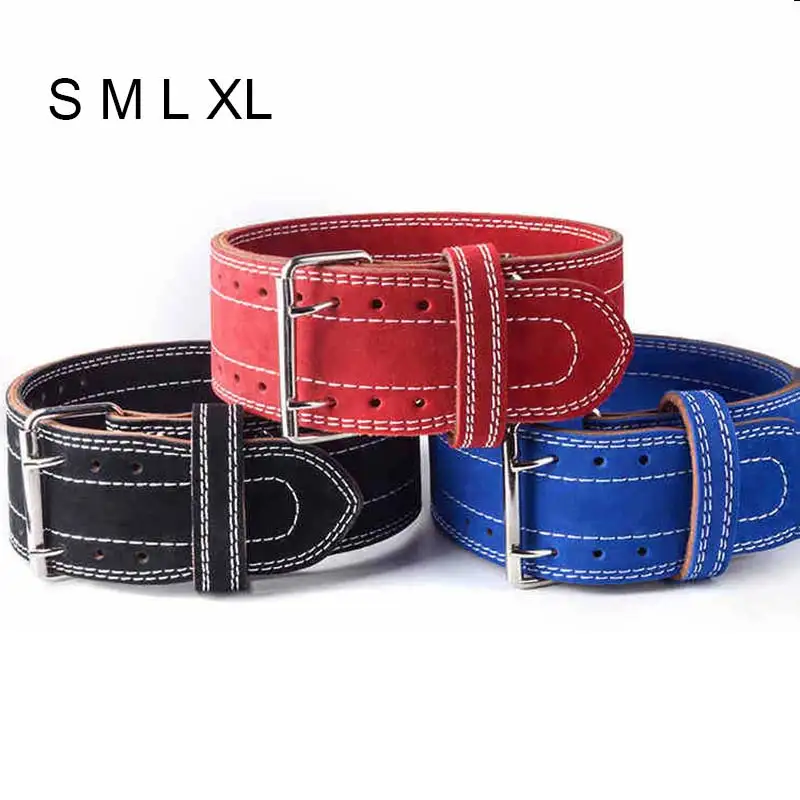 

Weightlifting Belt Four Layers Cowhide Leather Protection Gym Fitness Squats Back Weight Training EDF88