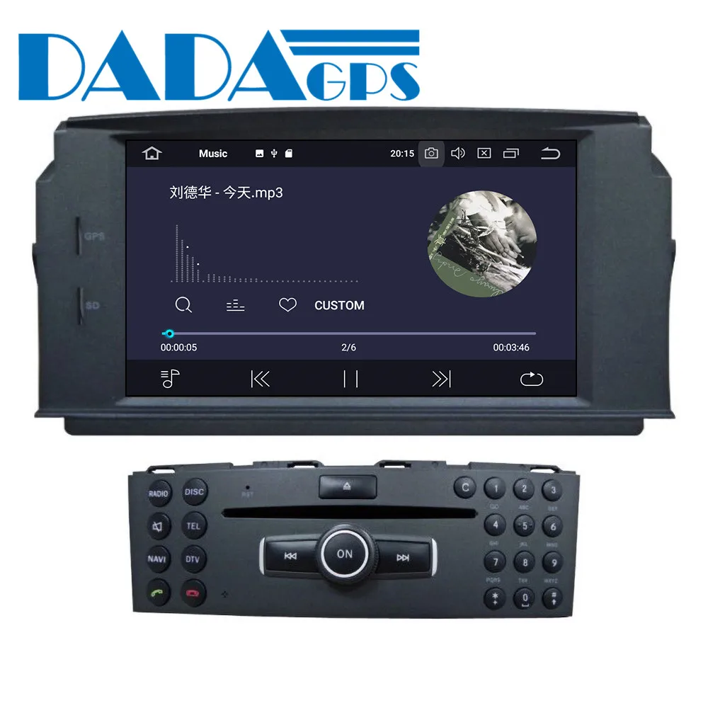 Top Android 9.0 4+64GB Built-in DSP Car DVD Player multimedia  Radio For MERCEDES BENZ C Class C200 C180 C220 W204 GPS Navigation 1