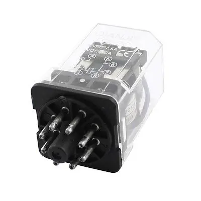 

JTX-2C DC12V 7.5A AC250V 10A DC30V Coil General Purpose Relay 8 Pins DPDT  Free Shipping