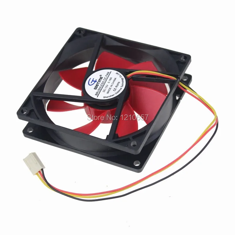 

1PCS Gdstime 90mm x 25mm Case Fan 12V PC CPU Computer Cooling 3Pin Hydraulic