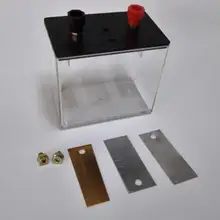 Гальваническая ячейка экспериментатор имитатор медное железо цинковая пленка три электрода химическое и физическое учебное лабораторное оборудование