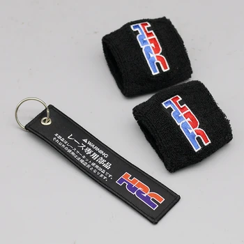 

Motorcycle HRC Brake Oil Reservoir Sock Fluid Tank Cup Cover Cuff Sleeve Sock For Honda CBR1000RR 900RR 600RR 500R 250R