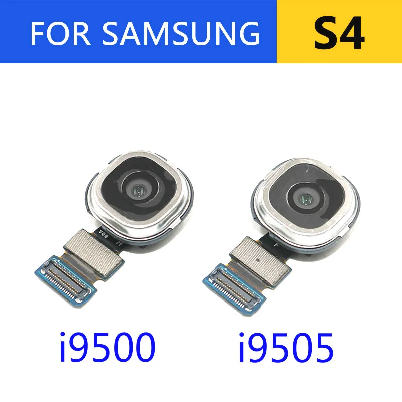 Задняя Основная большая камера модуль для Samsung Galaxy S4 I9505 i9500 запасные части|Шлейфы