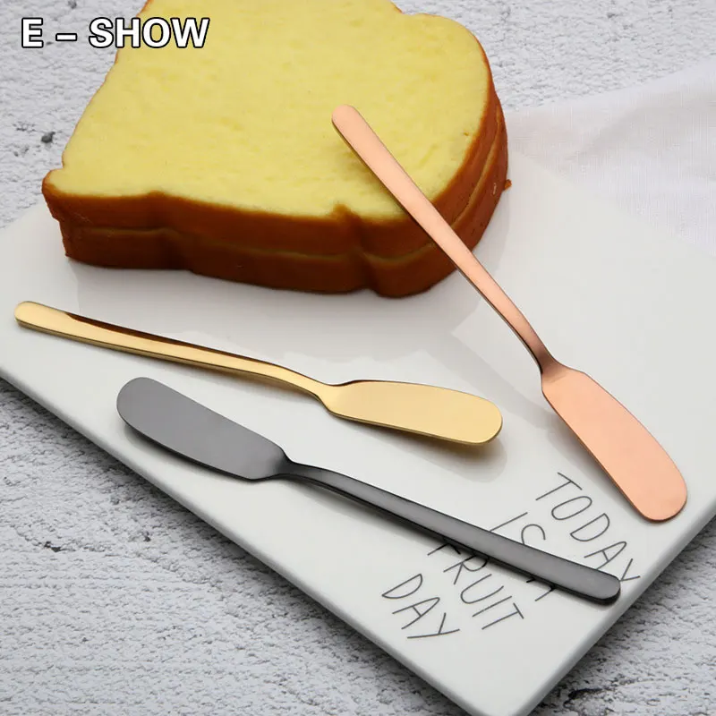 

304 Stainless Steel Butter Knife Cheese Dessert Jam Spreaders Cream Knifes High-grade Western Cutlery Breakfast Tool