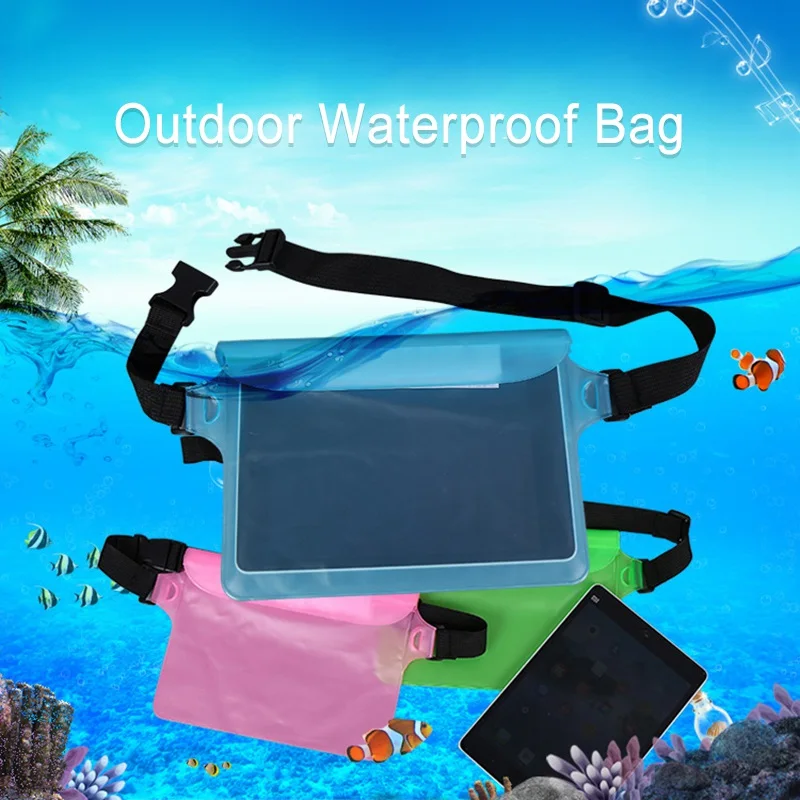 

for Xiaomi Redmi Note 7 Mi 8 Lite Waterproof Phone Bag Underwater Three-layer Sealed Pouch for Samsung A50 A30 Tablet Case Pack