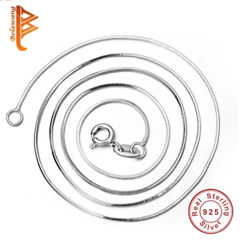 

Fashion Snake Chain Jewelry 925 Sterling Silver Snake Necklace For Women Gift Dropshipping 2018