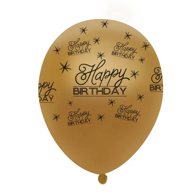 12-Gold-Latex-Air-Balloons-Black-30-40-50-60-70-Years-Happy-Birthday-Party-Decorations