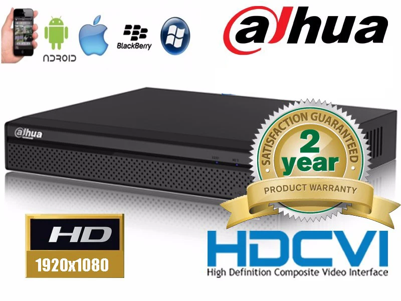 Dahua 8Ch HD CCTV 1080P DVR DH-XVR5108HS-X система безопасности с 8ch 1080P IR 20 м наружная HDCVI купольная камера