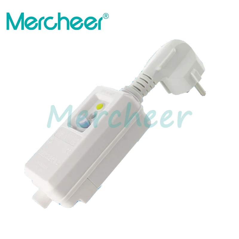 

GFCI Leakage Protection Safety RCD Socket Adaptor Home Circuit Breaker Cutout Power Trip Switch 16A 220V 240V EU Plug