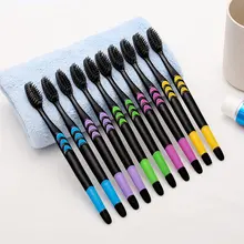 10 шт. набор домашней семейной нескользящей зубной щетки портативная Мягкая зубная щетка es Защита зубов инструменты для чистки