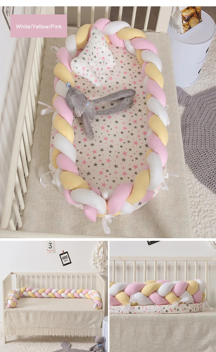 Детский бампер съемные моющиеся портативная детская кроватка многофункциональная туристическая детская кроватка матрас для