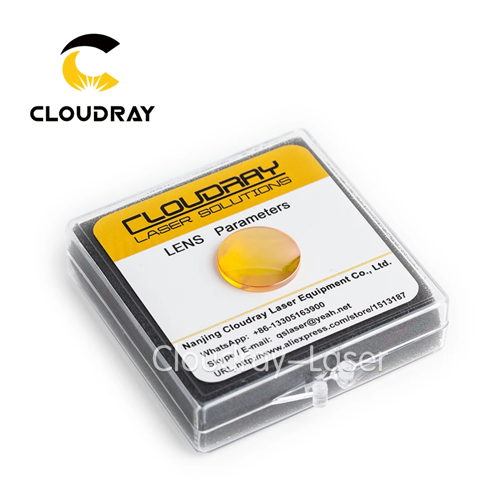 Cloudray USA CVD ZnSe фокусная линза Диаметр. 25/25. 4 мм FL50.8/63,5/101,6 мм 2-" для CO2 станок для лазерной резки и лазерной гравировки машина с бесплатной доставкой