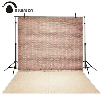 

Allenjoy vinyl backdrop Red brick wall tiles with vintage weathering custom photography camera backdrop exclude stand