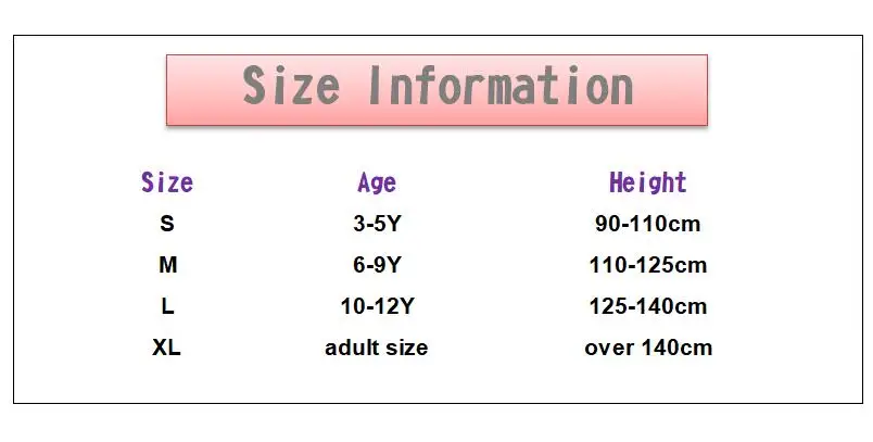 size information